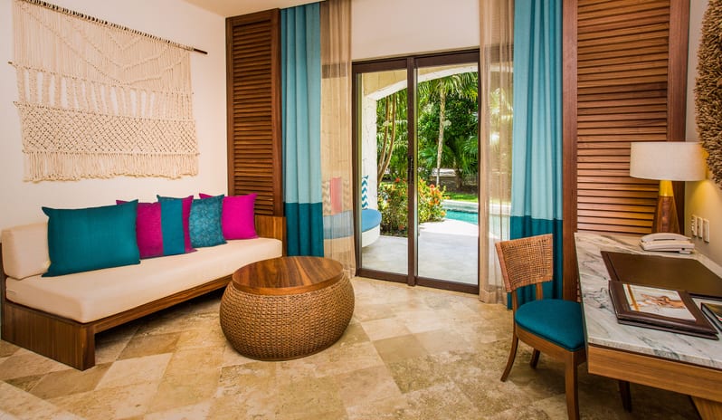 SECRETS MAROMA BEACH RESORT - JUNIOR SUITE SWIM OUT LIVING